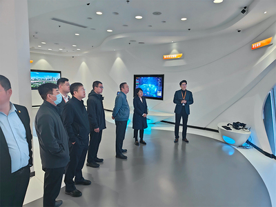 北京環衛集團副總經理劉凱一行蒞臨杰瑞參觀調研，共商山東軟件開發合作